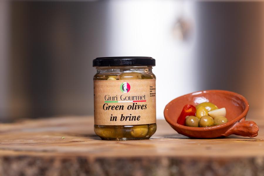 Olive verdi in salamoia (212ml)